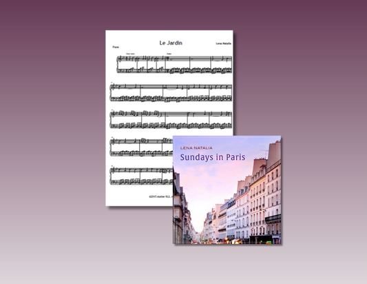 Le Jardin - Sheet music for Piano