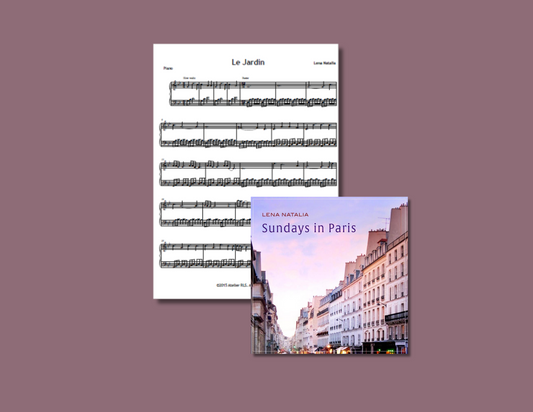 Le Jardin - Piano sheet music