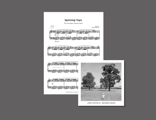 Spinning Tops - Piano sheet music