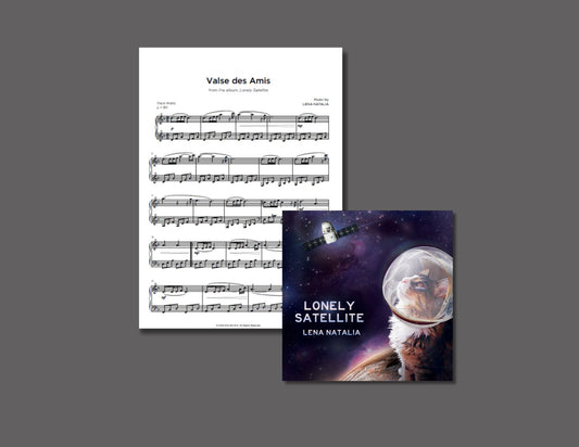 Valse des Amis – Neoclassical Piano Waltz Sheet Music PDF (Lena Natalia)