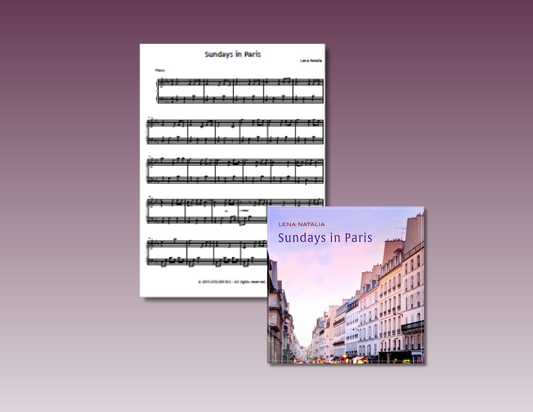 Sundays in Paris - Sheet music for Piano